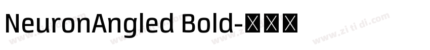 NeuronAngled Bold字体转换